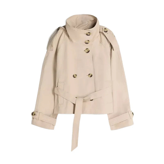 VELORA™ Funnel Trench Coat