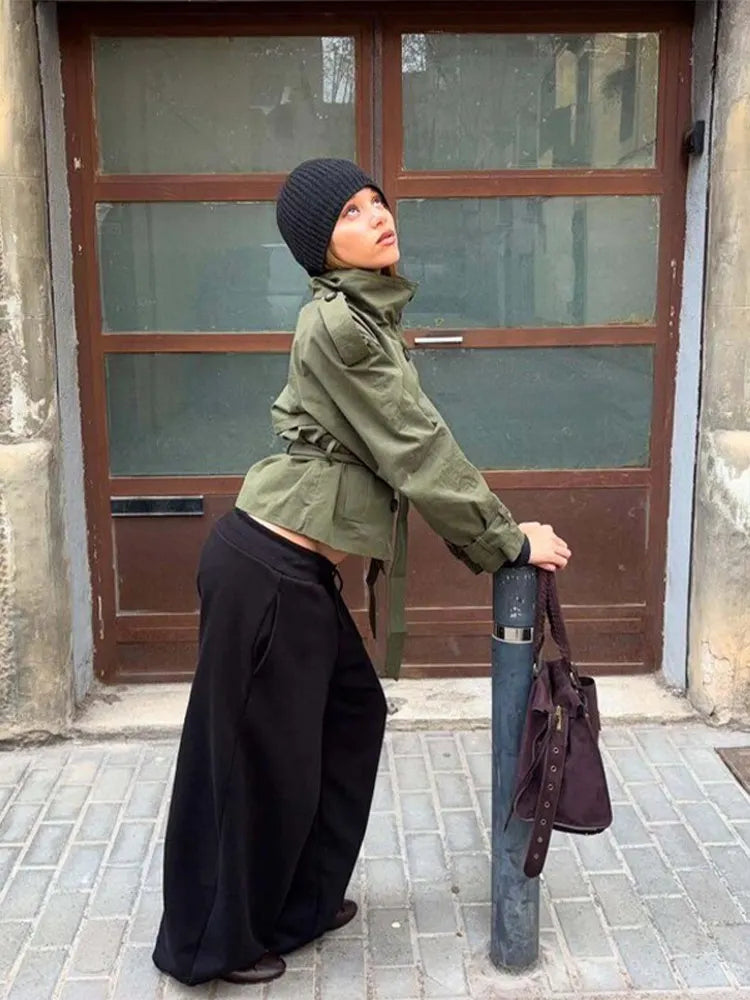 VELORA™ Funnel Trench Coat