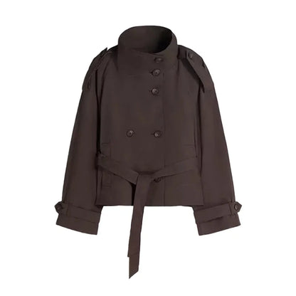 VELORA™ Funnel Trench Coat